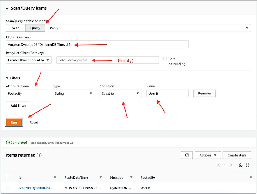 Item Explorer Query Reply 3