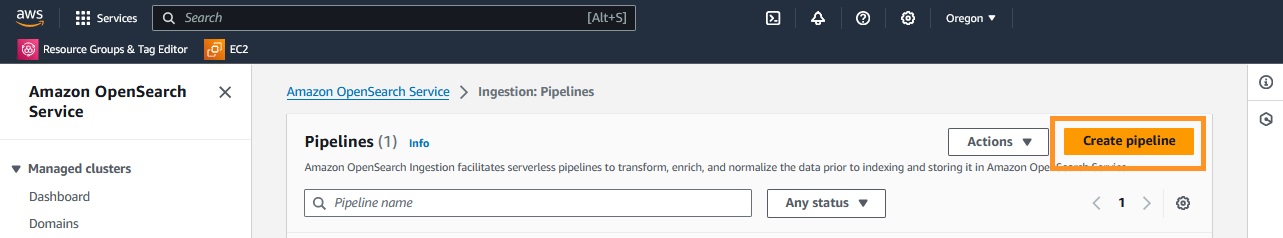 Create pipeline