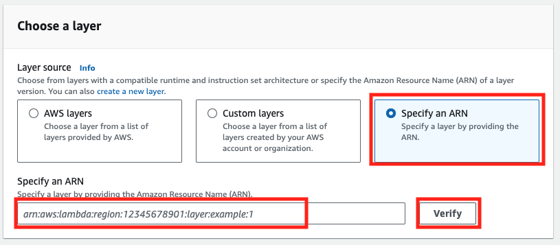 AWS Lambda function console